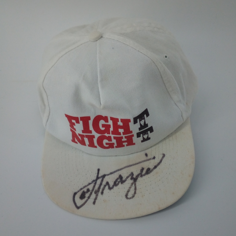 Joe Frazier Fight Night Autograph Signed Signature Boxer Hat